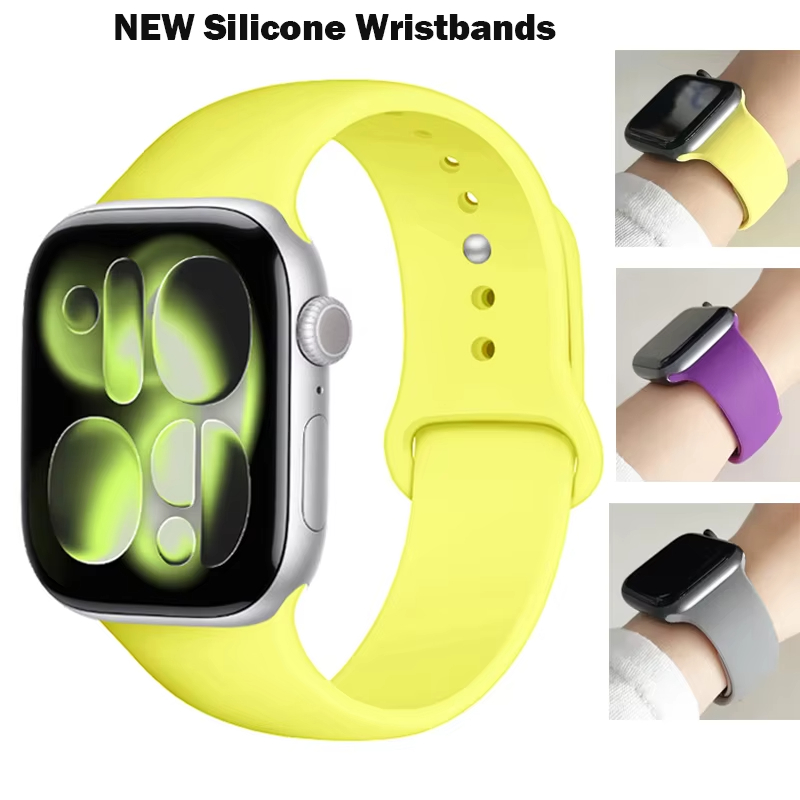 Women'S Accessories To Wear With Watch - สายนาฬิกาซิลิโคนนุ่มแบบไม่ก่อให้เกิดอาการแพ้ สำหรับ Apple Watch Series 11