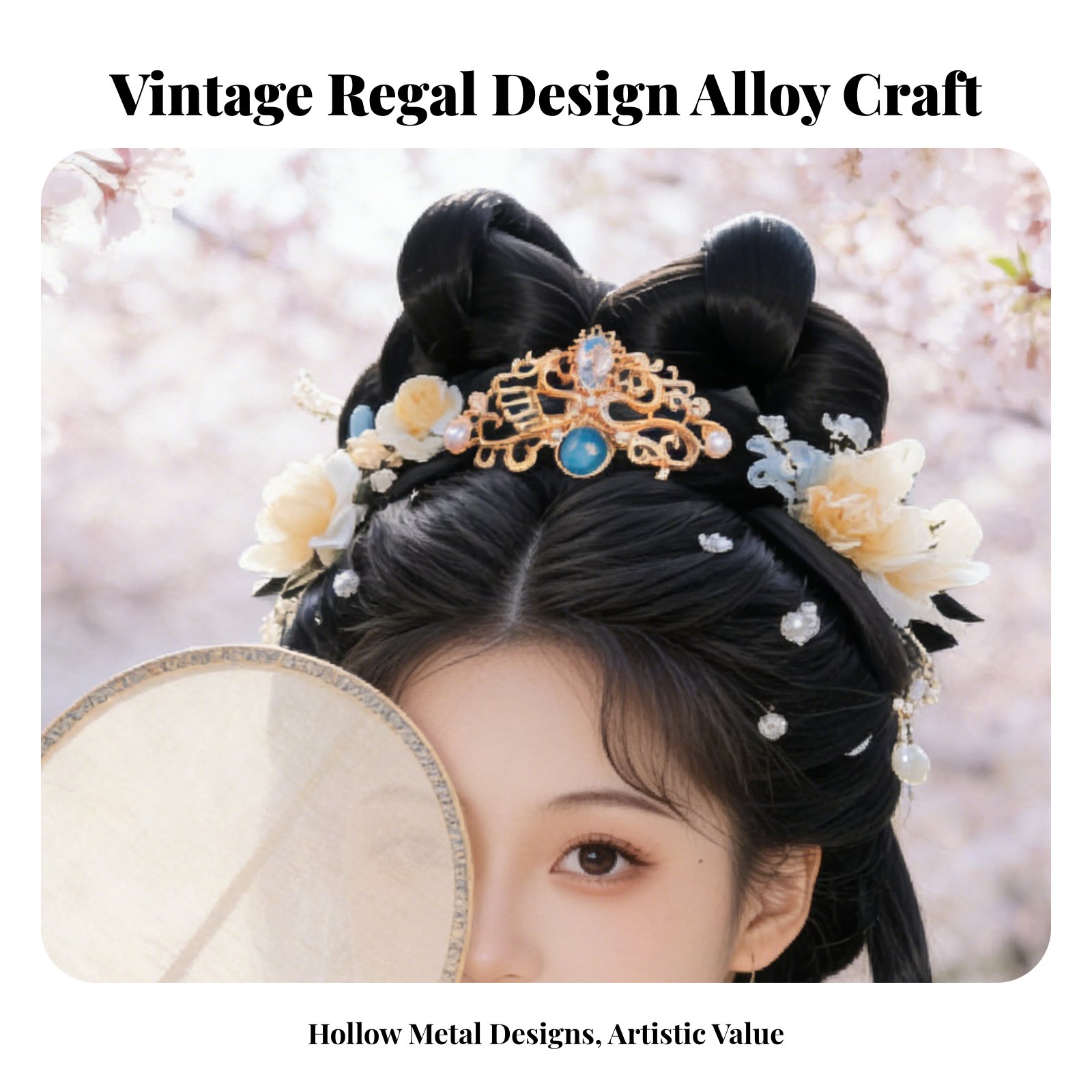 Women'S Vintage Accessories - เครื่องประดับผมแบบจีนดั้งเดิม ดีไซน์หรูหรา มงกุฎผมแบบจีน วินเทจ ประดับผมอย่างประณีต งานฝีมือวินเทจสำหรับเจ้าสาว