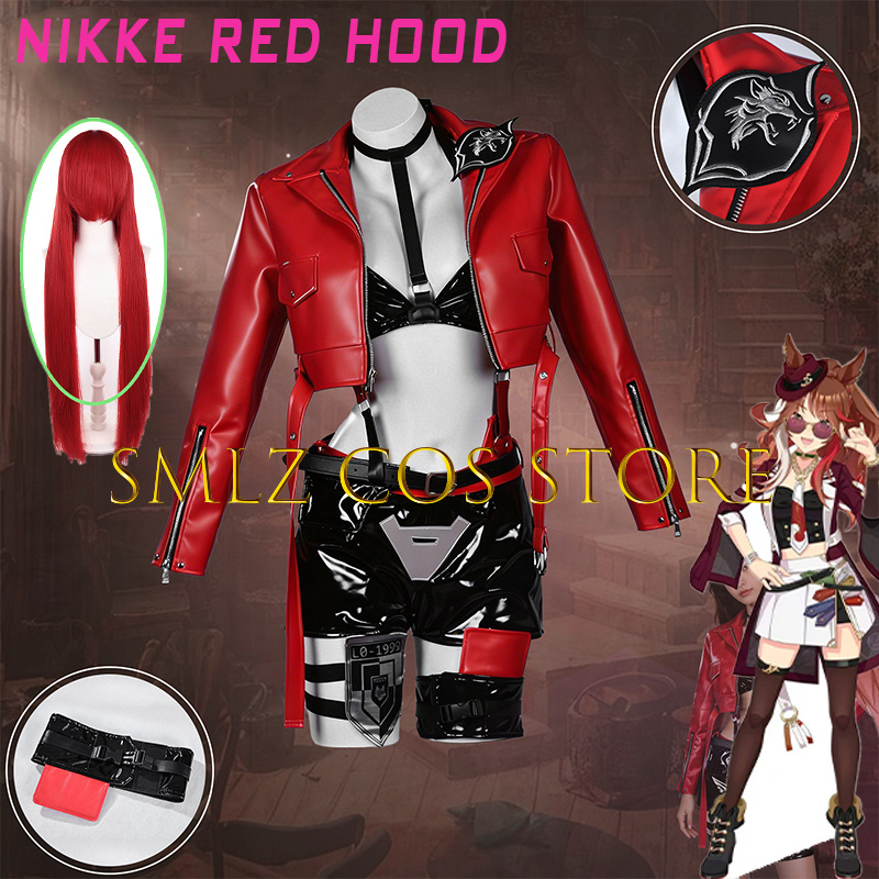 Women'S Red Accessories - ชุดคอสเพลย์เกมนิกกี้ เรด ราปี ลิตเติ้ลเรดไรดิ้งฮู้ด สำหรับผู้หญิง เสื้อโค้ท