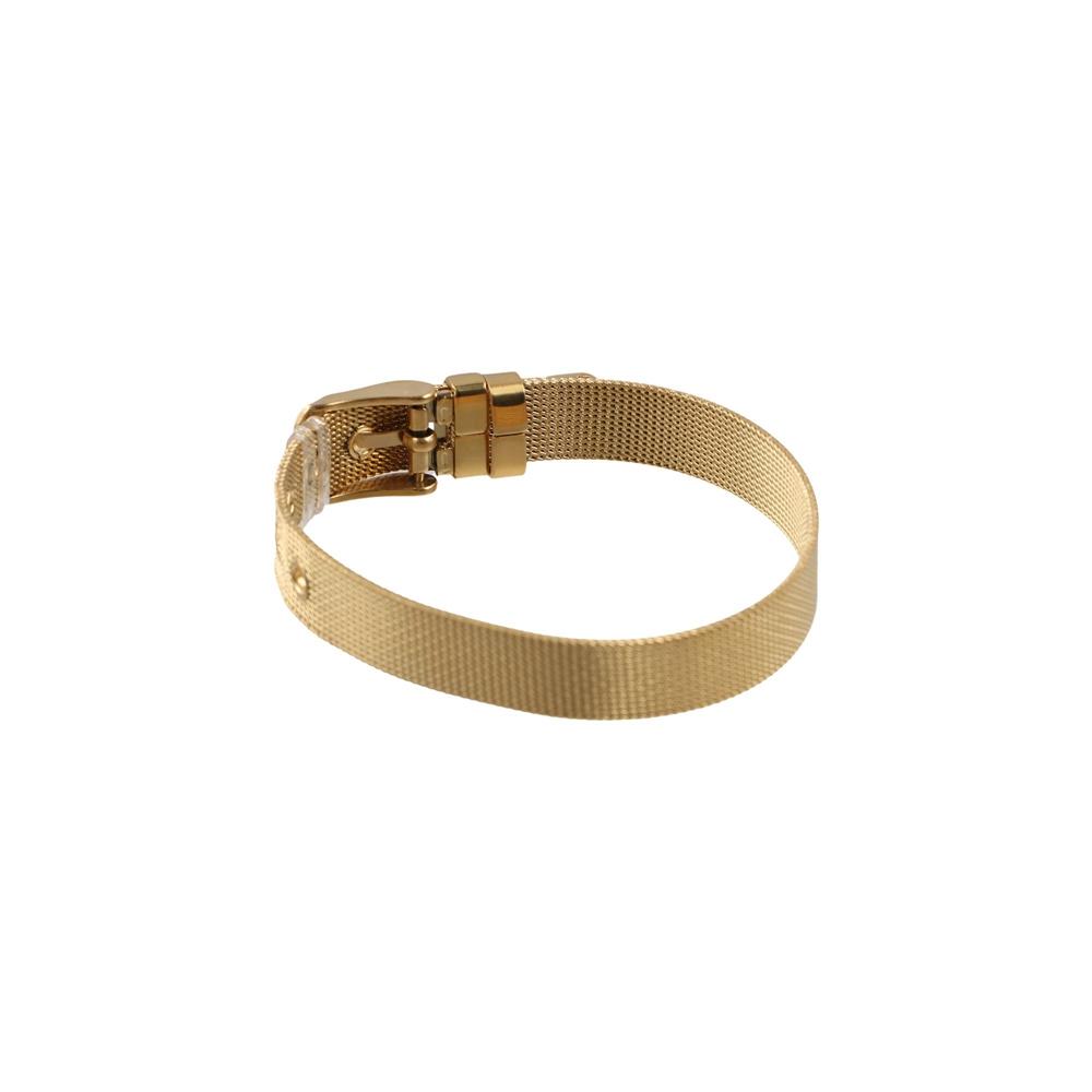 Women'S Accessories To Wear With Watch - สายนาฬิกาข้อมือแบบตาข่ายสไตล์สตรีทแวร์ วัสดุเหล็ก สำหรับทุกเพศ สไตล์เกาหลี พร้อมแหวนข้อมือ