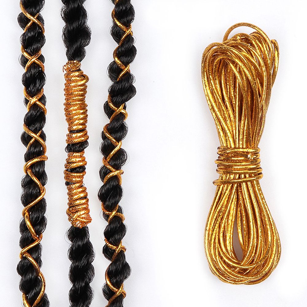 Women'S African Accessories - เครื่องประดับผมถักเปียสไตล์แอฟริกัน สายรัดผมสำหรับผู้หญิง สายรัดผมฮิปฮอป เชือกถักเปีย สายรัดผมแบบเชือก