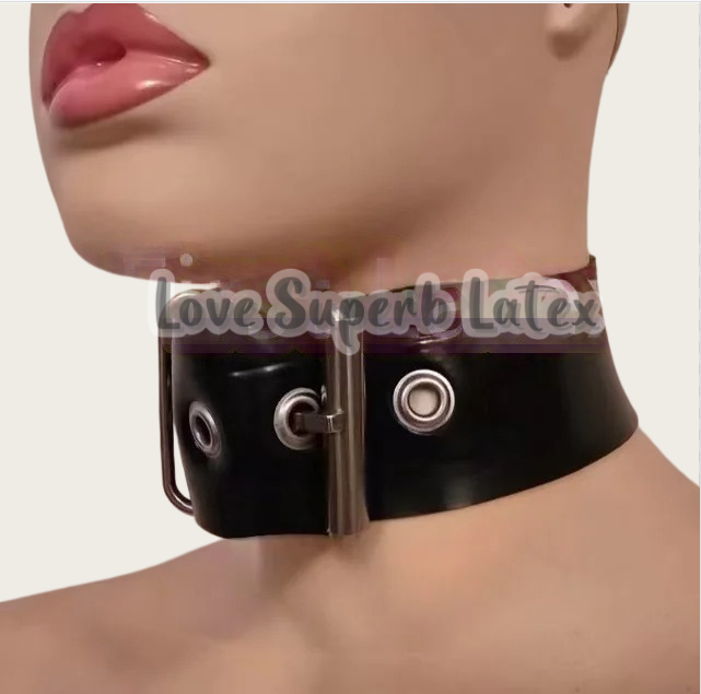 Women'S Accessories Clothing - ปลอกคอลาเท็กซ์เซ็กซี่ขนาด 0.4 มม. สายรัดคอแบบยางสำหรับผู้หญิงและผู้ชาย งานแฮนด์เมด โซ่คล้องคอ