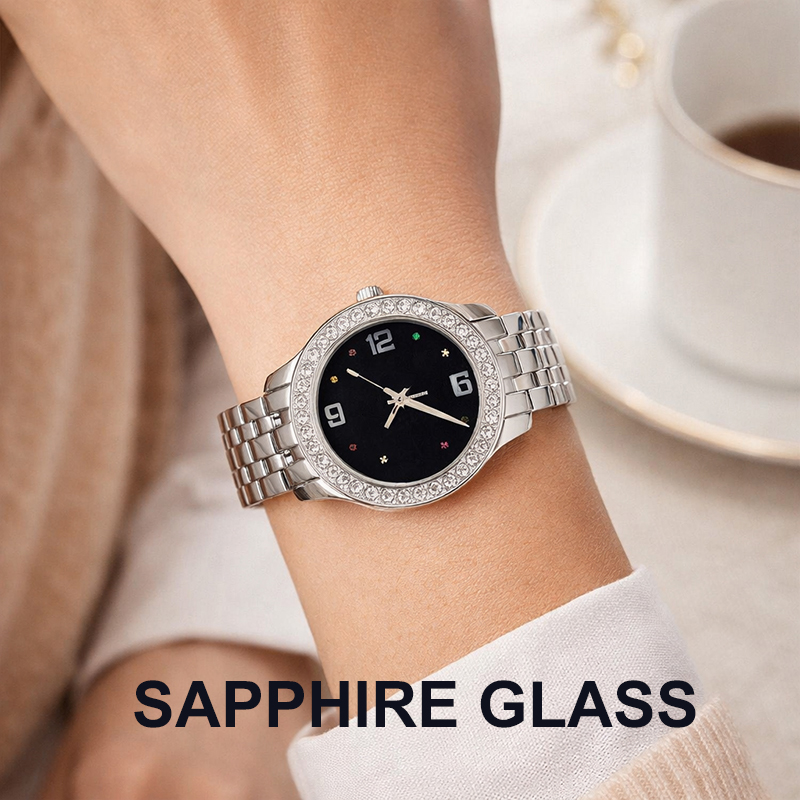 Women'S Accessories To Wear With Watch - นาฬิกาแฟชั่นผู้หญิง ประดับเพชร กันน้ำ หรูหรา ของแท้ ดีไซน์สวยงาม
