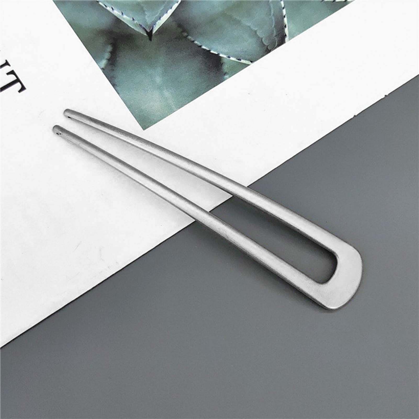 กิ๊บติดผมรูปตัวยูแบบฝรั่งเศส ว - Hair Fork Stick บทวิจารณ์และราคา