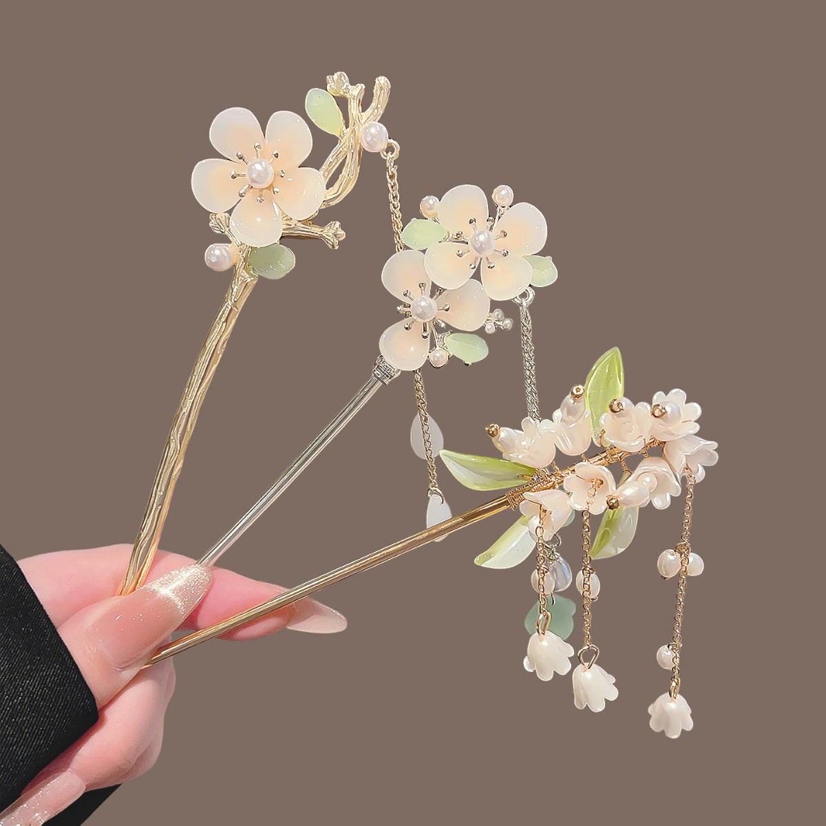 ปิ่นปักผมสไตล์จีนโบราณ ลายดอกล - Hair Fork Stick บทวิจารณ์และราคา