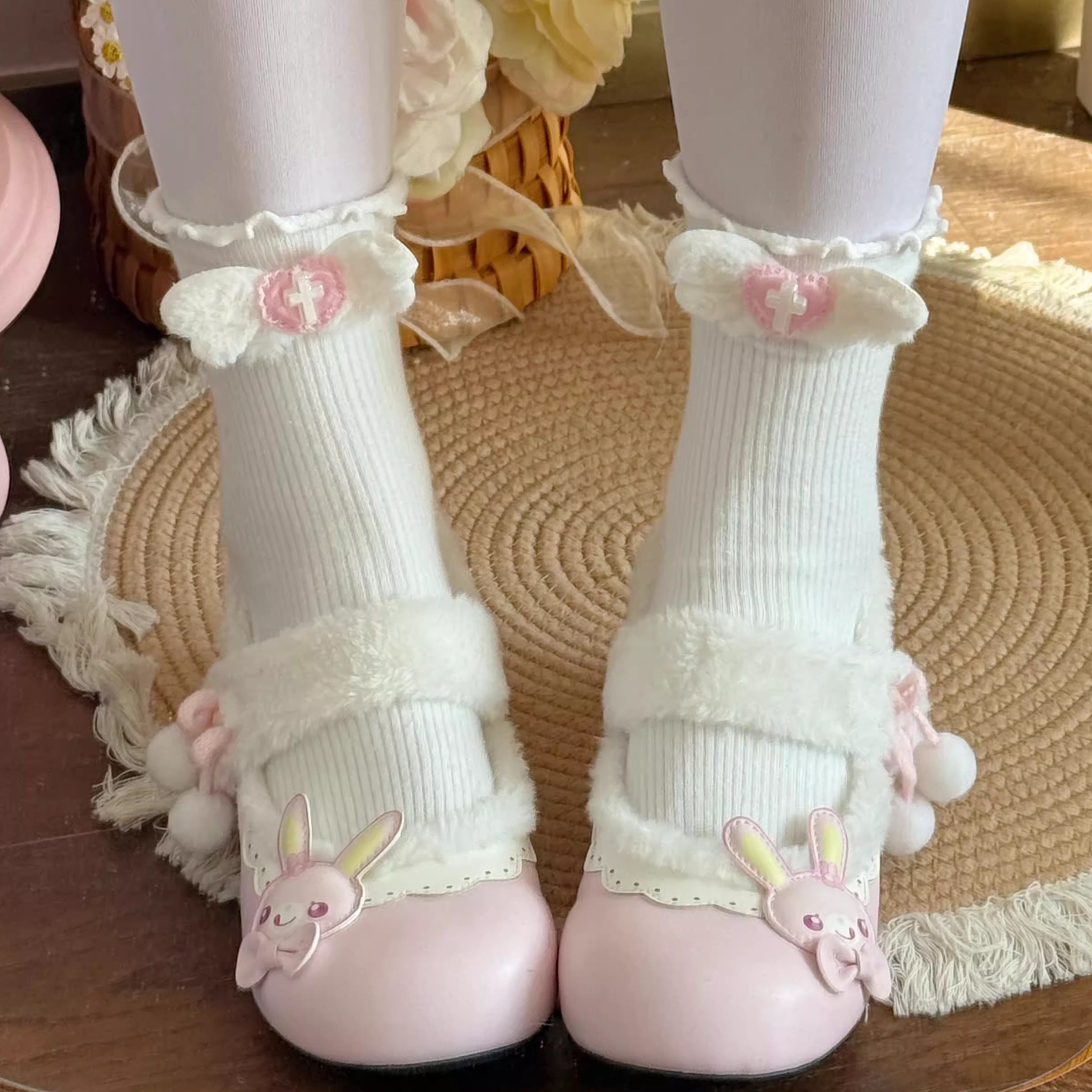รองเท้าส้นสูงสไตล์ญี่ปุ่นน่ารั - Women'S Accessories Clothing บทวิจารณ์และราคา