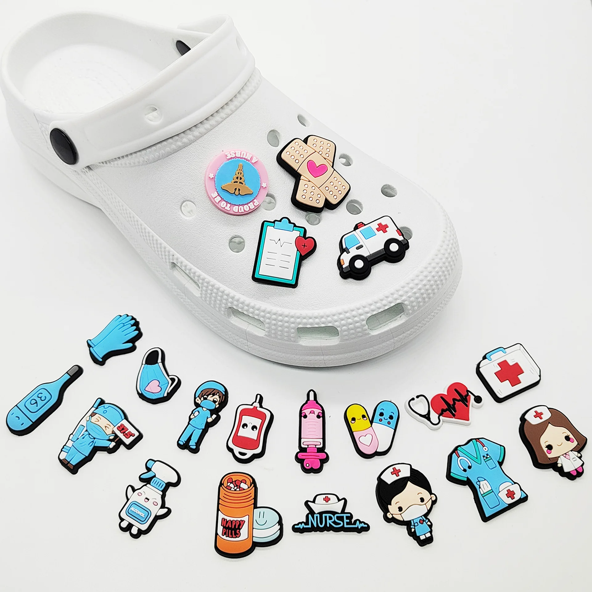 ใหม่1ชิ้นรองเท้าพีวีซีเสน่ห์สำ - Women'S Accessories For Crocs บทวิจารณ์และราคา