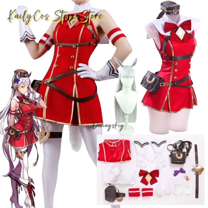 ชุดคอสเพลย์เรือทอง พร้อมวิกผม  - Women'S Red Accessories บทวิจารณ์และราคา