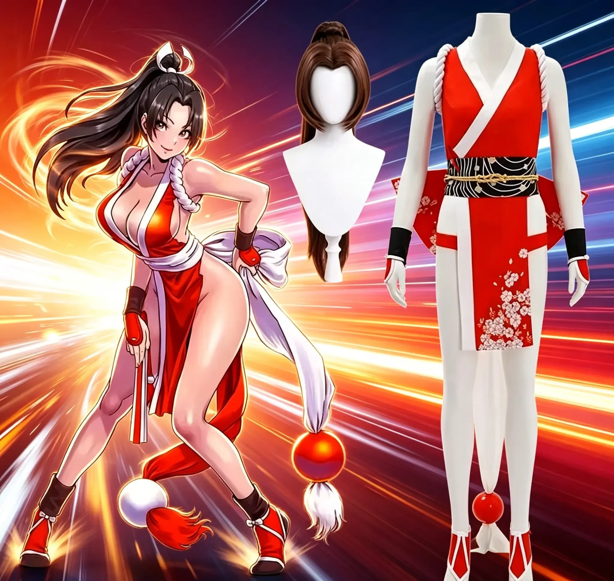 2026 ชุดคอสเพลย์ธีมนินจาสำหรับ - Women'S Red Accessories บทวิจารณ์และราคา