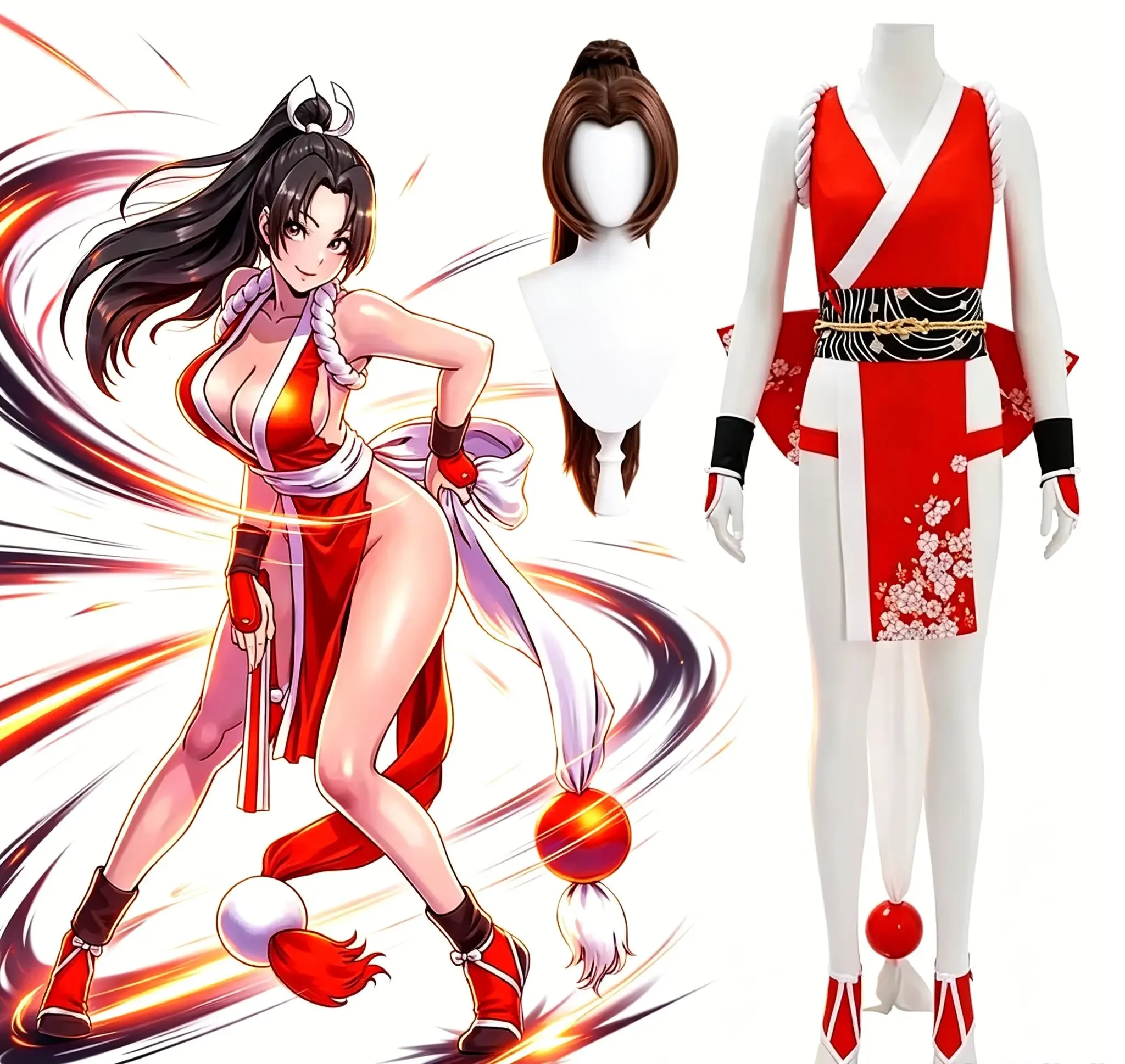 2026 ชุดคอสเพลย์ธีมนินจาสำหรับ - Women'S Red Accessories บทวิจารณ์และราคา