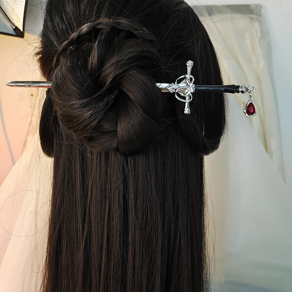 ปิ่นปักผมรูปดาบจีนโบราณ วัสดุโ - Hair Fork Stick บทวิจารณ์และราคา