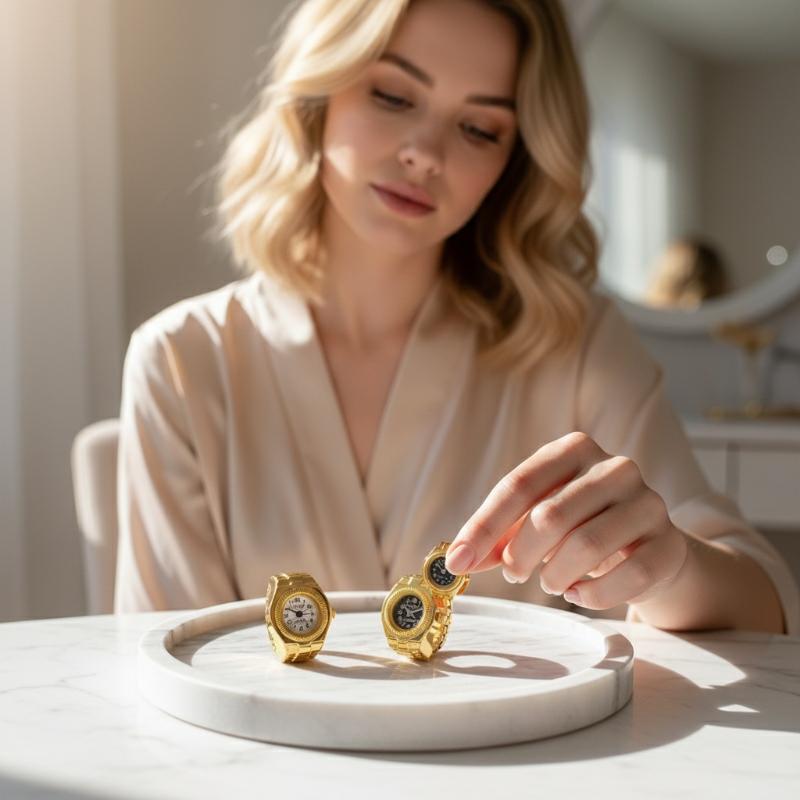 นาฬิกาควอตซ์หน้าปัดทรงสี่เหลี่ - Women'S Accessories To Wear With Watch บทวิจารณ์และราคา