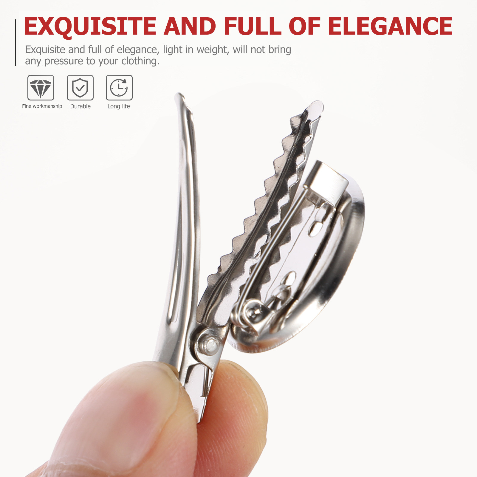 เข็มกลัดโลหะ 40 ชิ้น พร้อมถาดเ - Women'S Accessories Clothing บทวิจารณ์และราคา