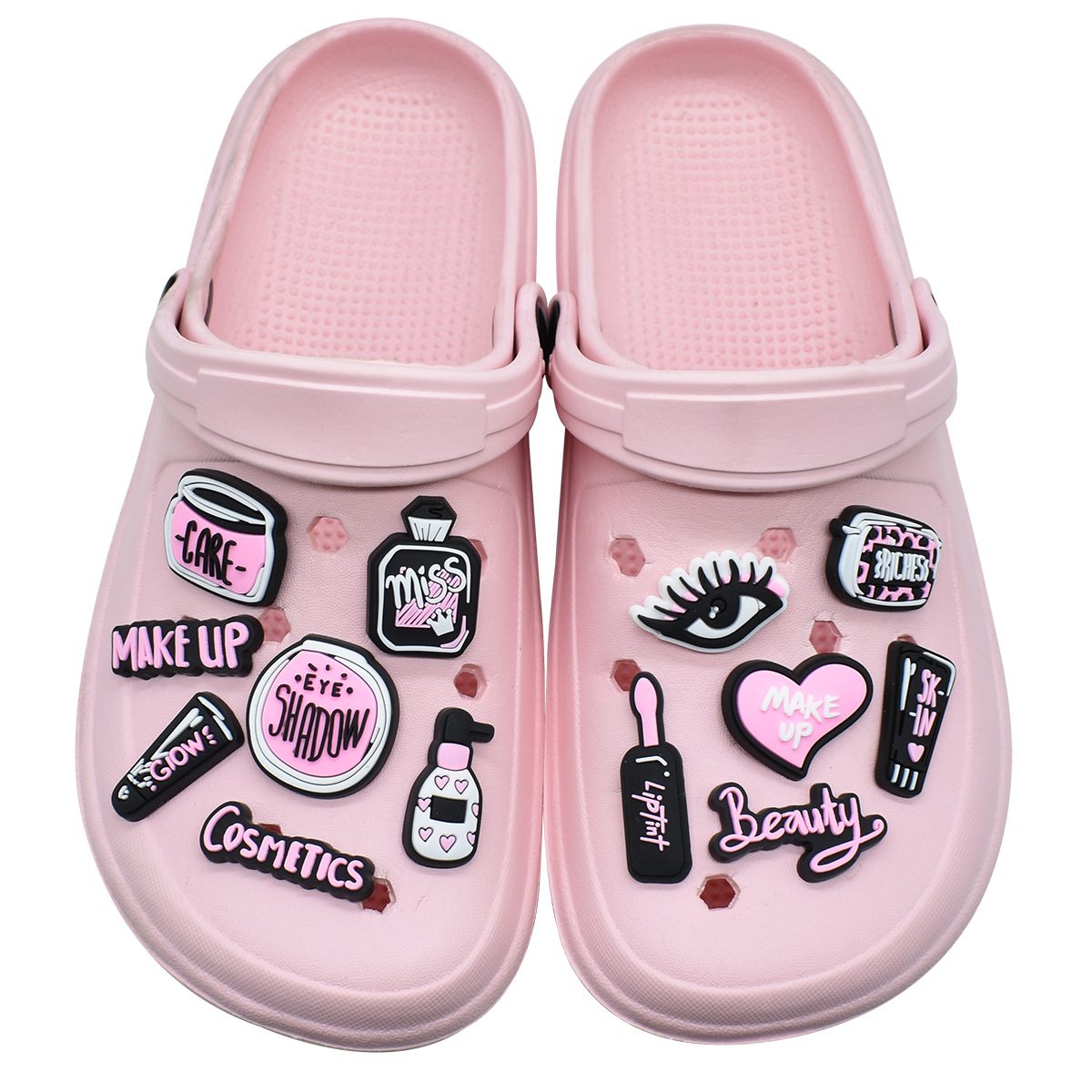 ความงามสีชมพูแต่งหน้ารองเท้า C - Women'S Accessories For Crocs บทวิจารณ์และราคา
