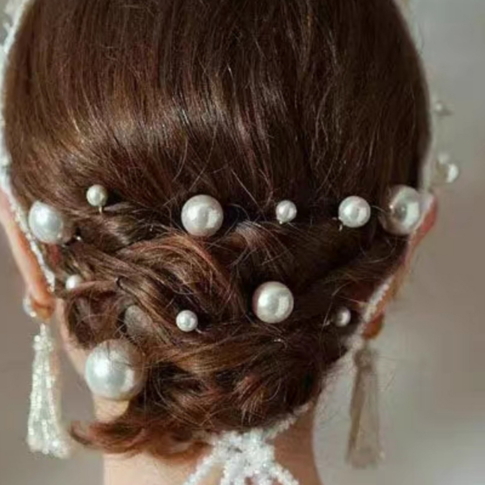 กิ๊บติดผมคริสตัลมุก ชุดหวีสำหร - Women Accessories Wholesale บทวิจารณ์และราคา