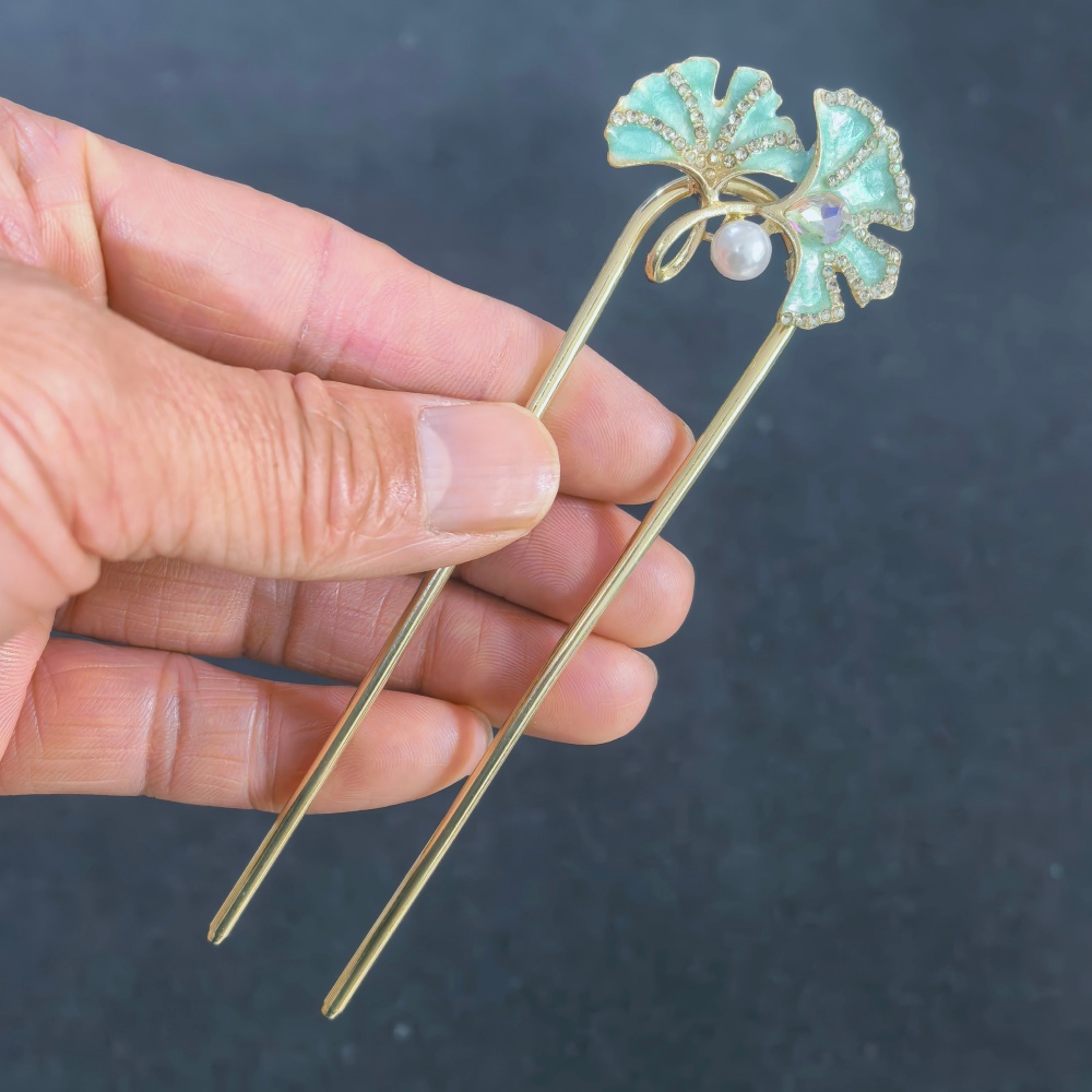 กิ๊บติดผมรูปผีเสื้อสไตล์วินเทจ - Hair Fork Stick บทวิจารณ์และราคา