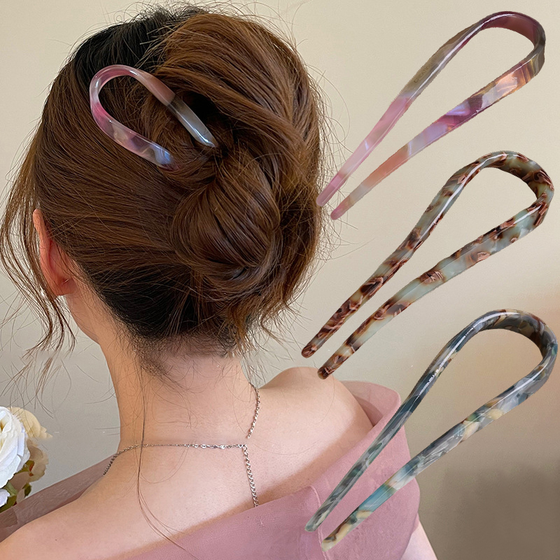 กิ๊บติดผมรูปตัว U อะซิเตทอะคริ - Hair Fork Stick บทวิจารณ์และราคา