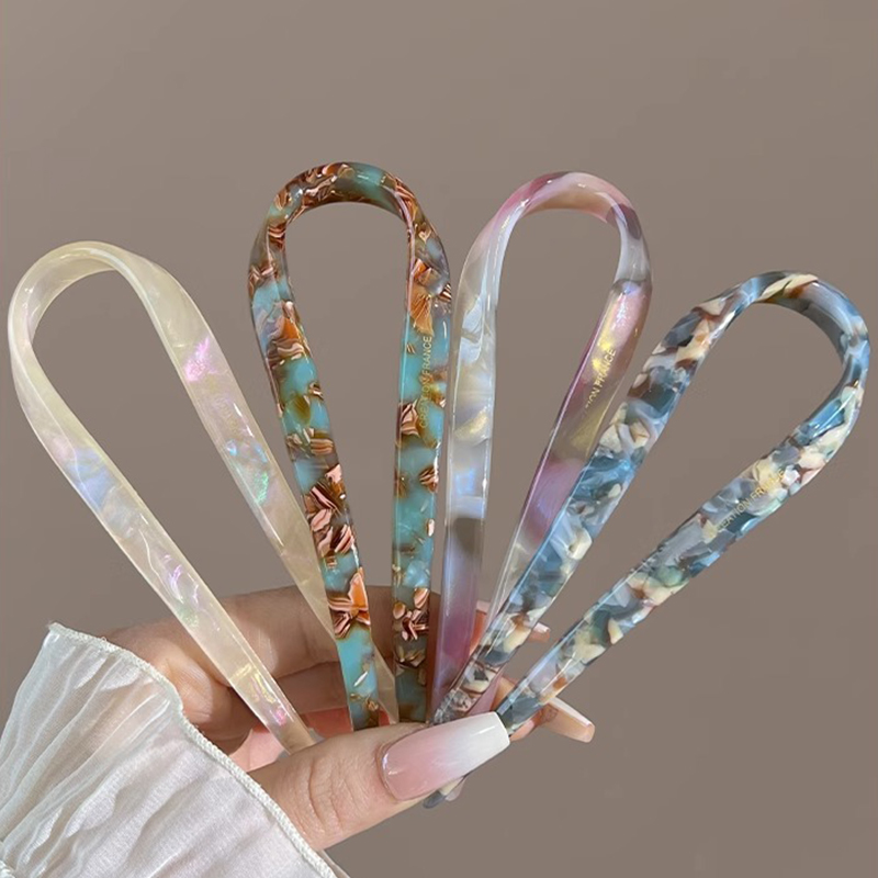 กิ๊บติดผมรูปตัว U อะซิเตทอะคริ - Hair Fork Stick บทวิจารณ์และราคา