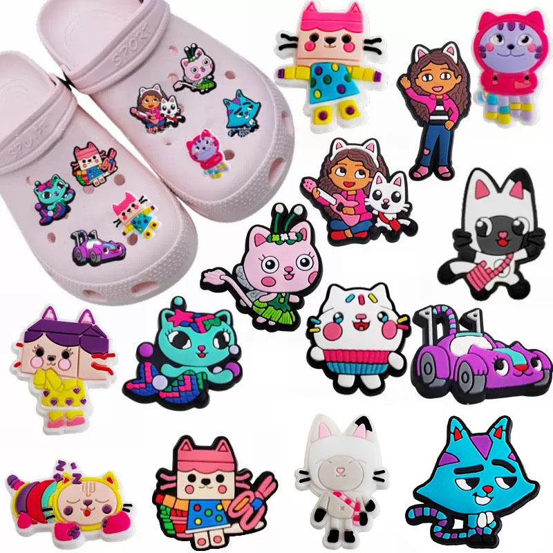 9-14 ชิ้น ชาร์มรองเท้าลายการ์ต - Women'S Accessories For Crocs บทวิจารณ์และราคา