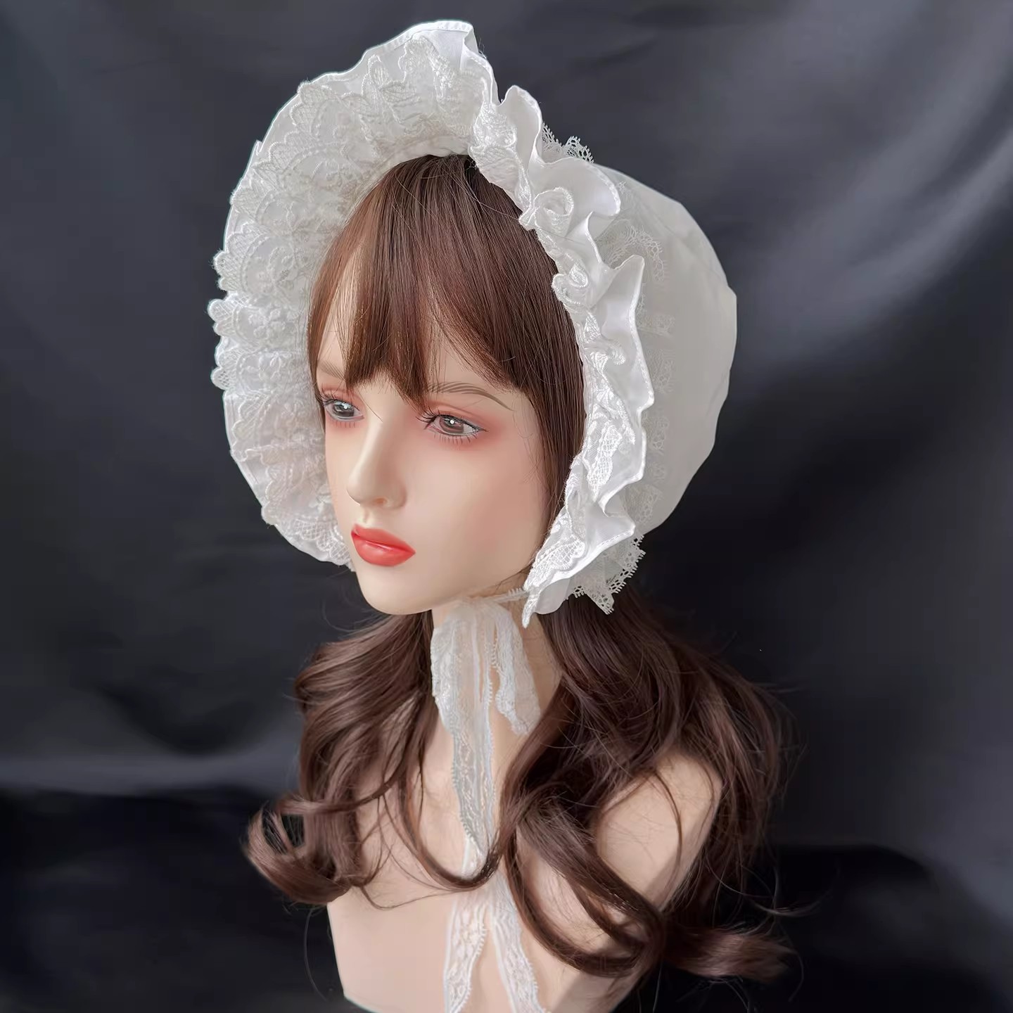 หมวกบอนเน็ตสไตล์ฝรั่งเศสหวานๆ  - Women'S Vintage Accessories บทวิจารณ์และราคา