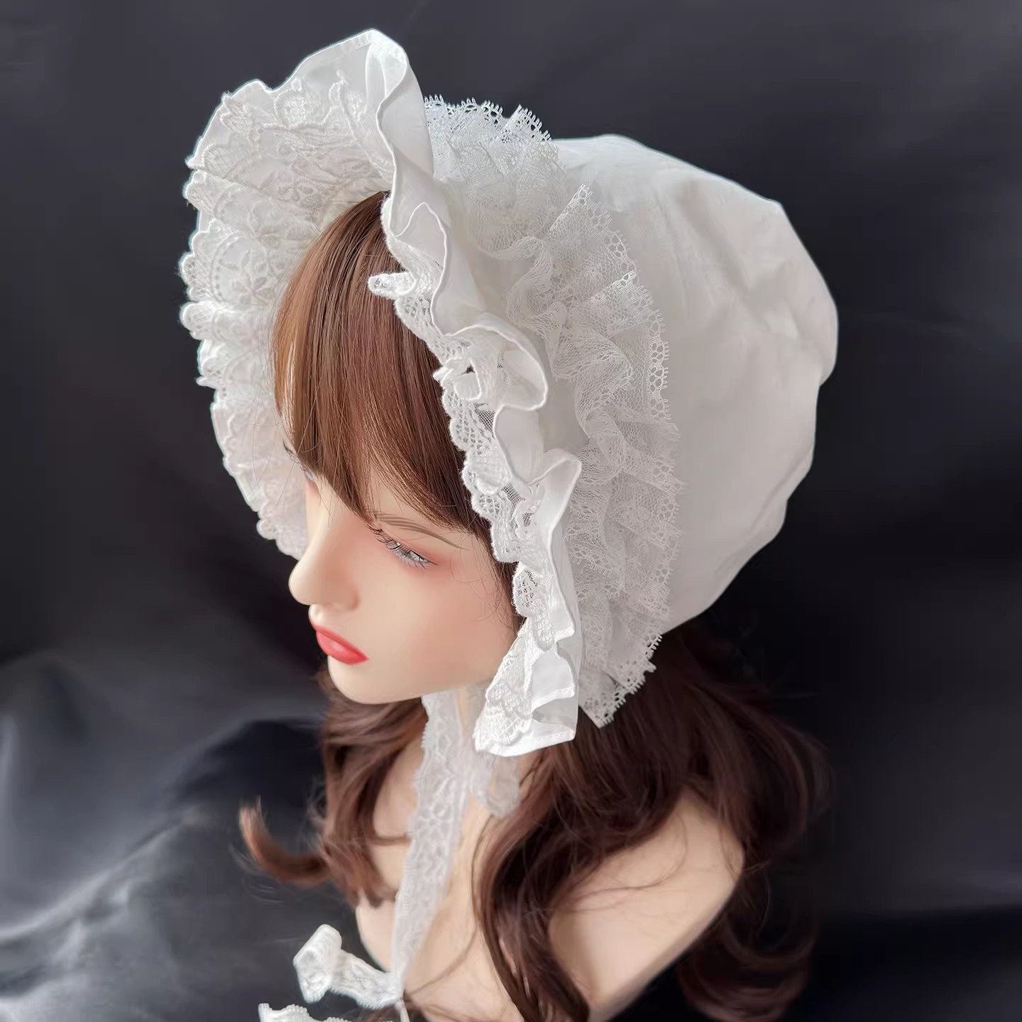 หมวกบอนเน็ตสไตล์ฝรั่งเศสหวานๆ  - Women'S Vintage Accessories บทวิจารณ์และราคา