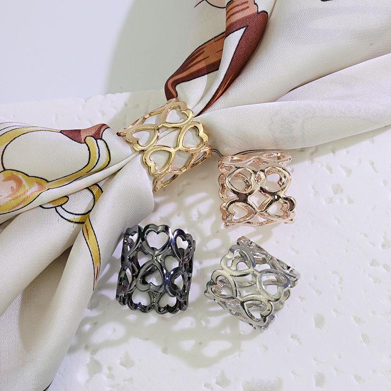 เข็มกลัดผ้าพันคอโลหะรูปวงกลม 1 - Women'S Accessories Clothing บทวิจารณ์และราคา