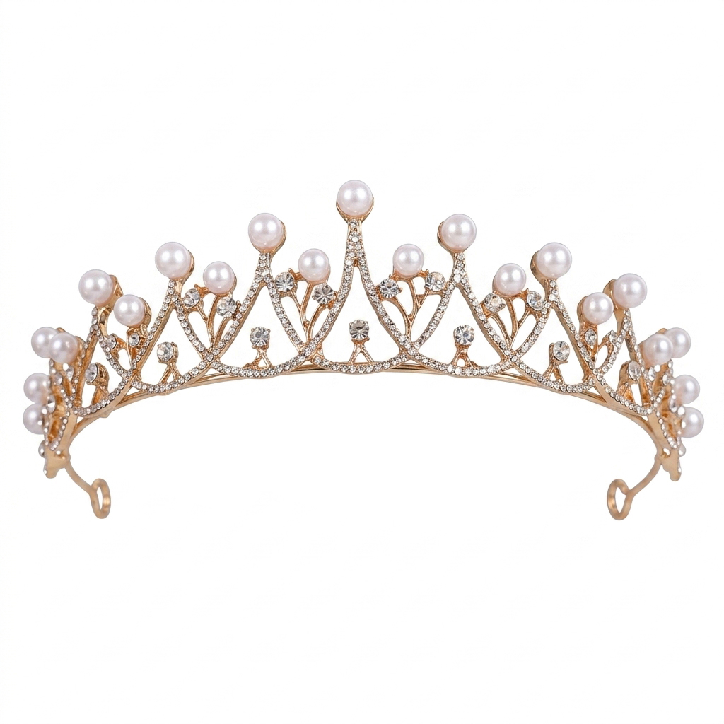 มงกุฎเจ้าสาวประดับมุกหรูหราสำห - Women'S Vintage Accessories บทวิจารณ์และราคา