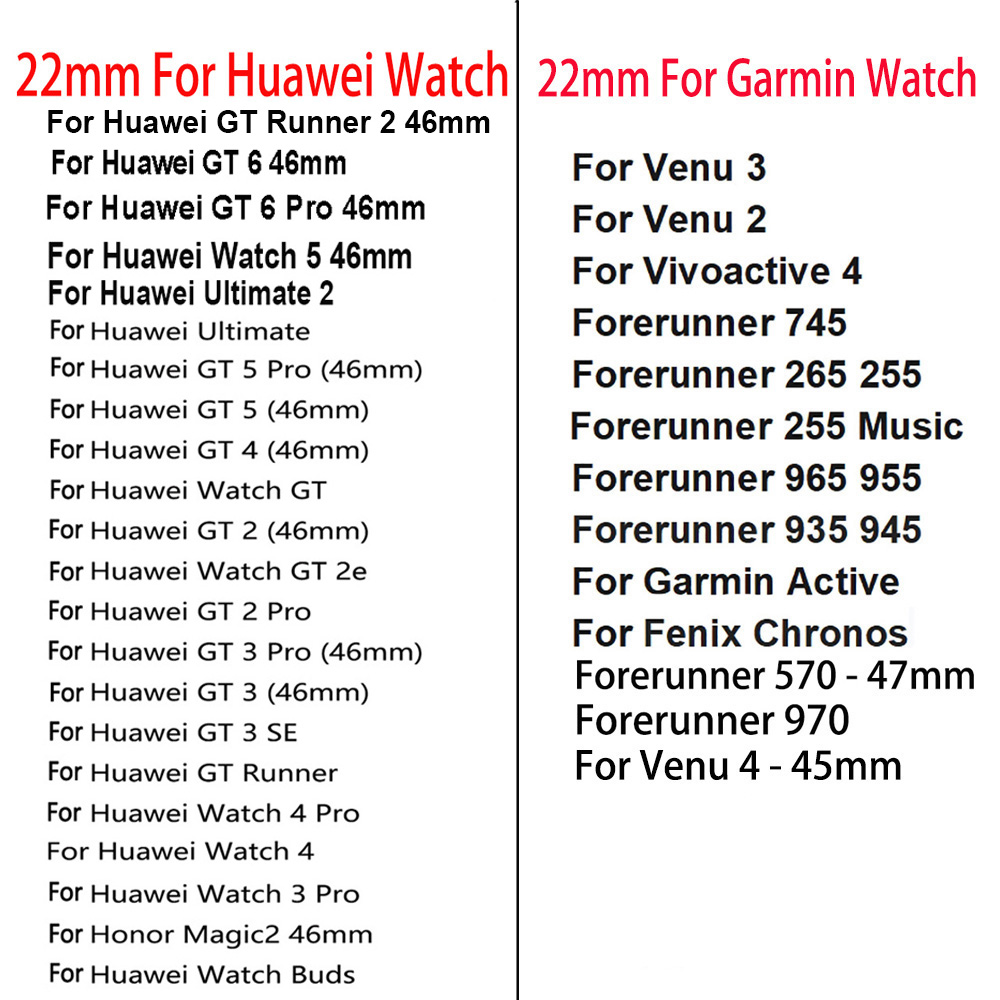 สายนาฬิกาซิลิโคนขนาด 22 มม. สา - Women'S Accessories To Wear With Watch บทวิจารณ์และราคา