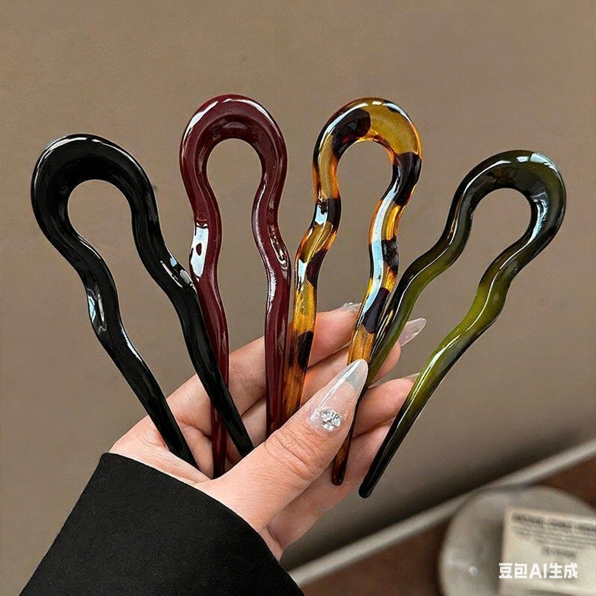 กิ๊บติดผมอะคริลิคทรง U สำหรับผ - Women Accessories Wholesale บทวิจารณ์และราคา