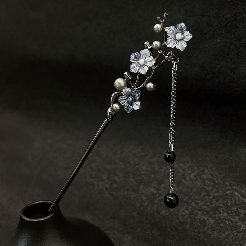 กิ๊บติดผมแบบคลาสสิก ลายดอกไม้ส - Hair Fork Stick บทวิจารณ์และราคา