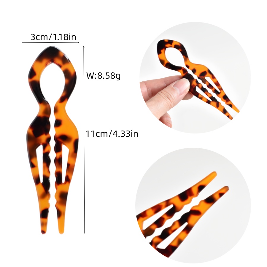 กิ๊บติดผมอะคริลิคทรงหางปลาแบบต - Hair Fork Stick บทวิจารณ์และราคา