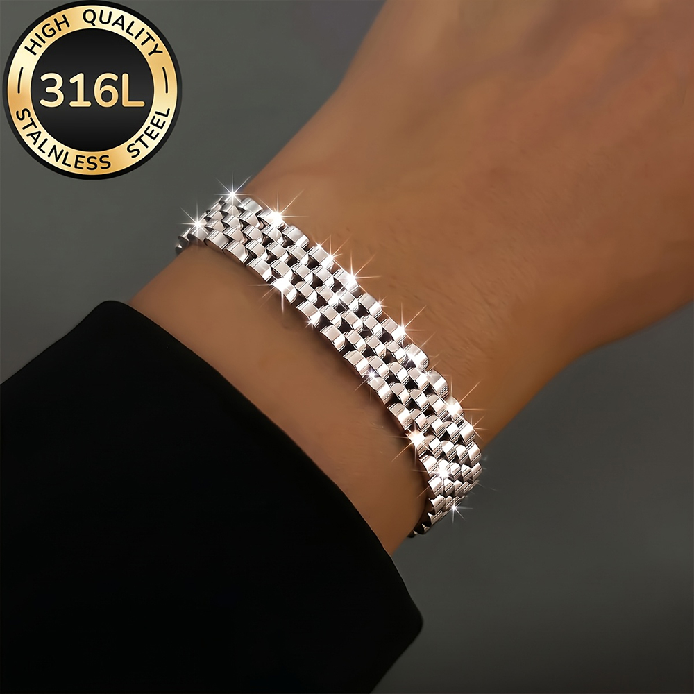 สร้อยข้อมือสตรีทำจากสแตนเลส 31 - Women'S Accessories To Wear With Watch บทวิจารณ์และราคา
