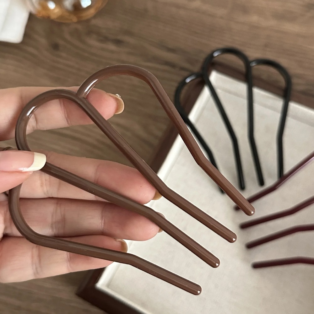 กิ๊บติดผมอะคริลิกทรงตัว U แบบน - Hair Fork Stick บทวิจารณ์และราคา