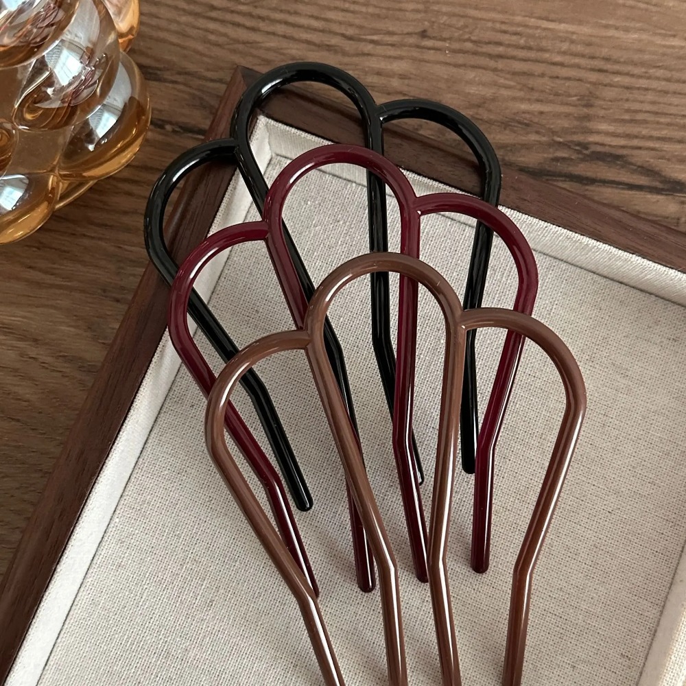 กิ๊บติดผมอะคริลิกทรงตัว U แบบน - Hair Fork Stick บทวิจารณ์และราคา